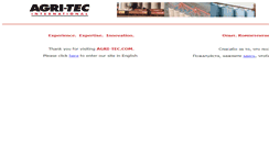 Desktop Screenshot of agri-tec.com